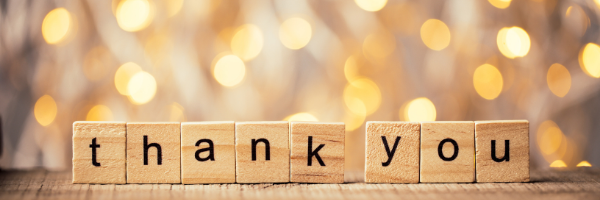 thank you wooden block with lights